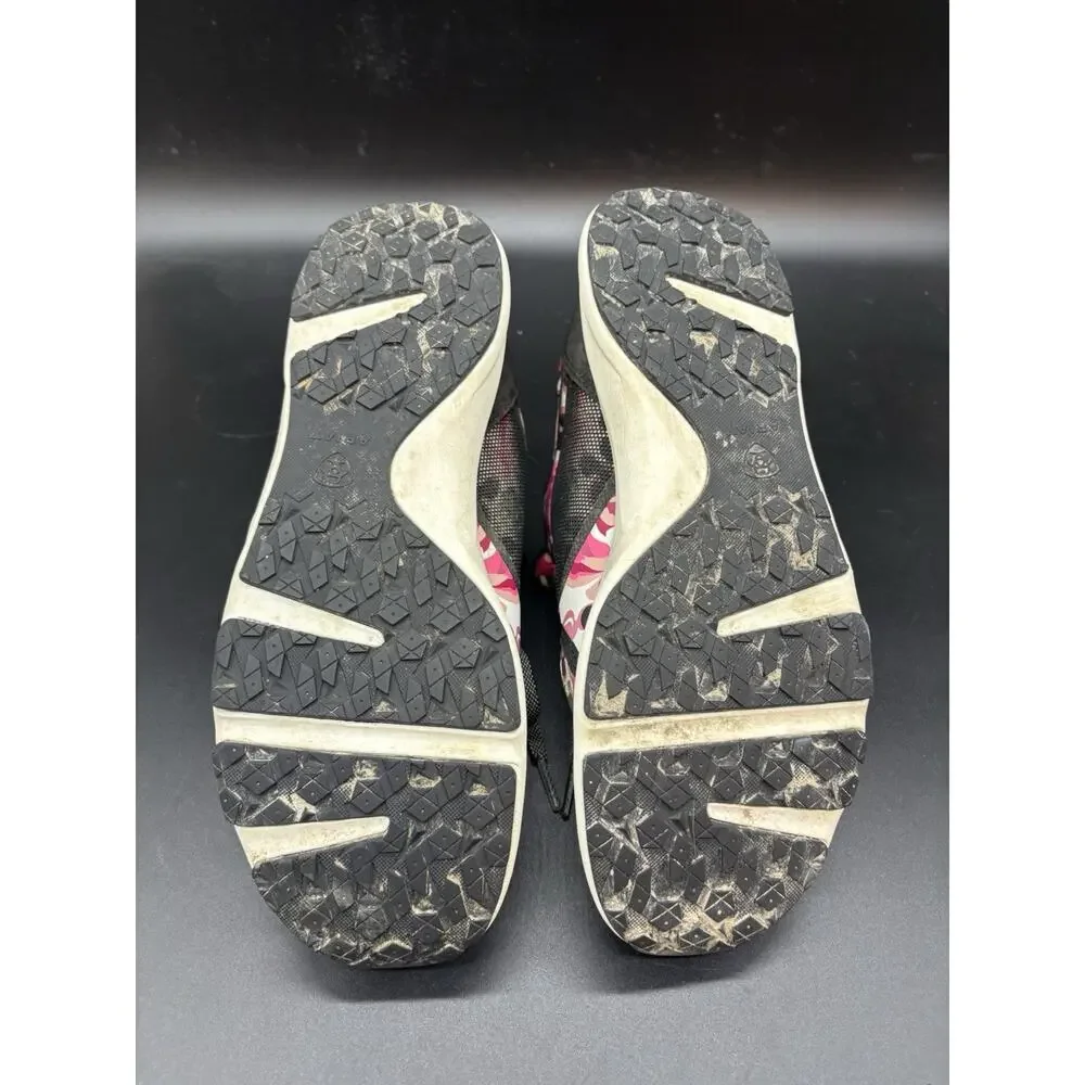 Ariat Fuse Trainer Floral Print Pink White Lace Up Sneaker Womens 7.5